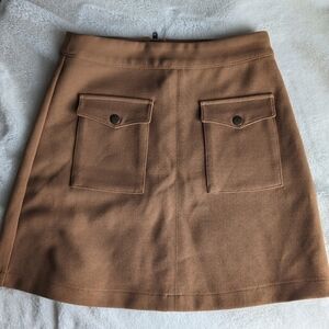 H&M Divided Skirt| Size 4| Brown mini skirt|